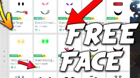 How To Get Free Faces On Roblox Working 2019 Youtube