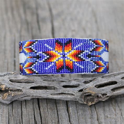 Native American Navajo Beaded Bracelet By Judy Wilson Beaded