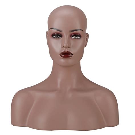 Female Firberglass Mannequin Head With Shoulders Mannequins Aliexpress