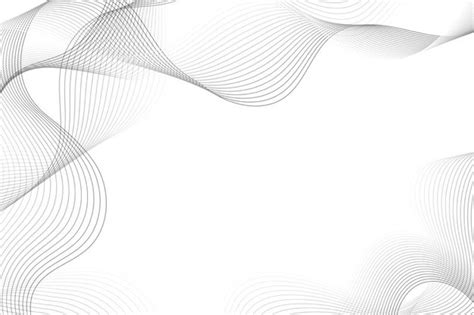 Wavy White Striped Lines Background With Copy Space