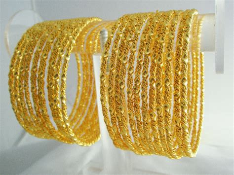 How To Wear Indian Gold Plated Bangles ~ Jewellery India
