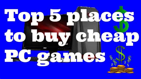 Top 5 Places To Buy Cheap Pc Games Youtube