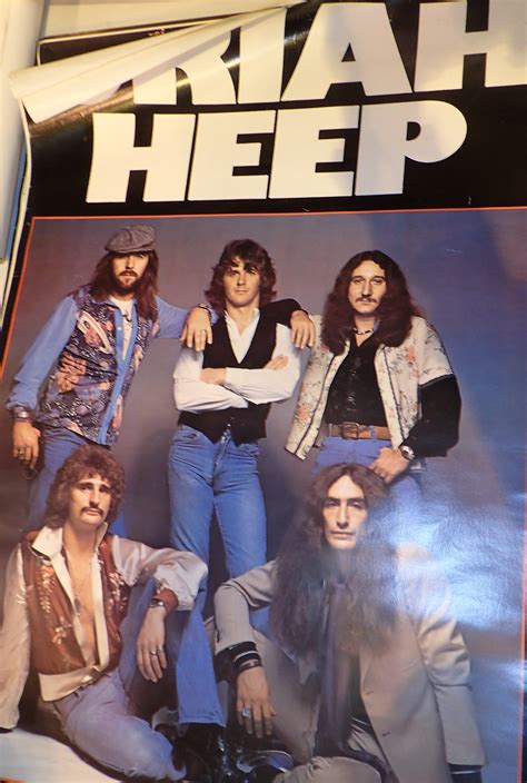 Collection Of Original Uriah Heep Music Posters Various Sizes And A