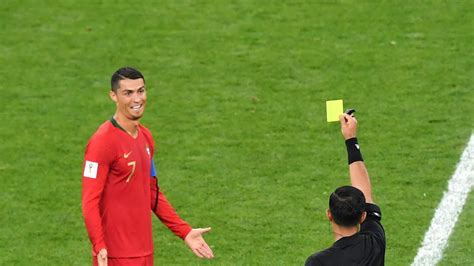 World Cup 2018 Fifa Cristiano Ronaldo Red Card Var Portugal Vs Iran