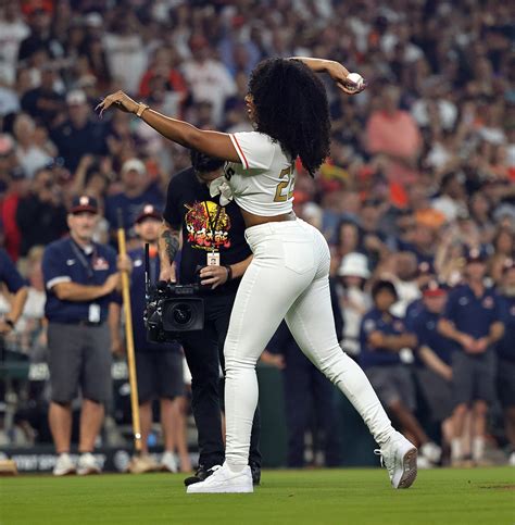 Houston Starlet Megan Thee Stallion Throws Greatest Opening Day Pitch