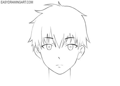 How To Draw An Anime Face Easy Anime Drawings Sketches
