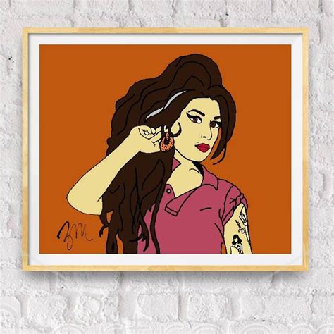 Amy Winehouse Print Etsy