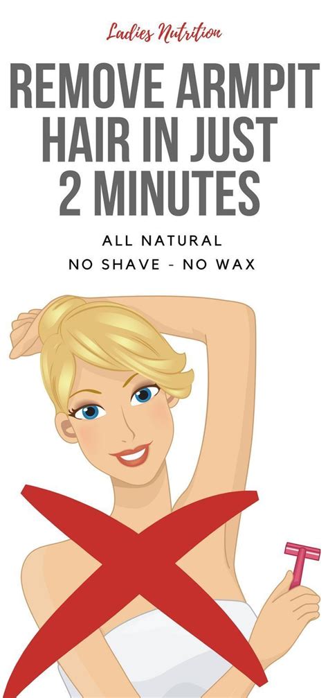 Simple Natural Solution How To Remove Underarm Hair In Just 2 Minutes