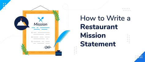 How To Write A Restaurant Mission Statement With Examples