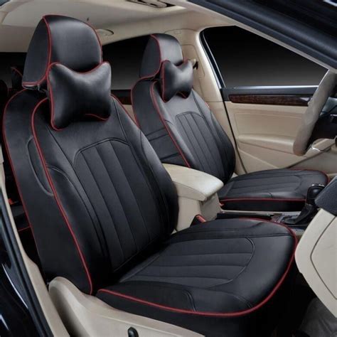 Customize Genuine Leather Car Seat Covers Mats For Skoda Octavia Fabia