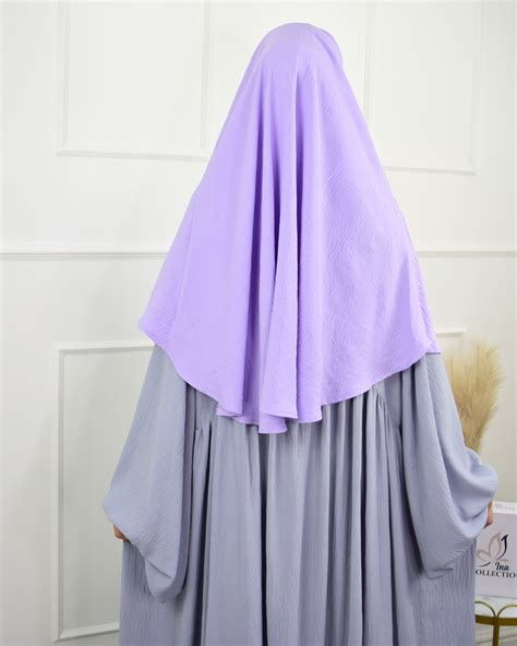 Khimar Jazz Rounded Light Lavender Ina Collection