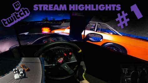 Assetto Corsa Drifting Stream Highlights 1 GoPro Triple Screen