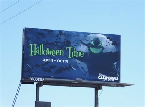 Daily Billboard Halloween Time Disney California Adventure 2017