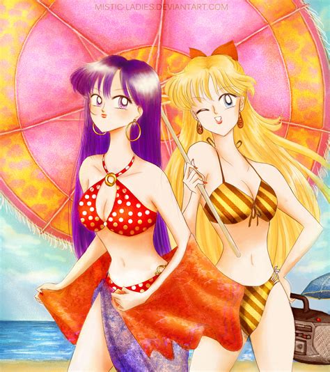 Sailor Moon On The Beach By Mistic Ladies On Deviantart