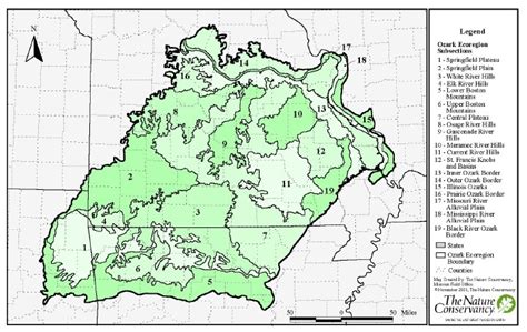 Ozark Plateau Map