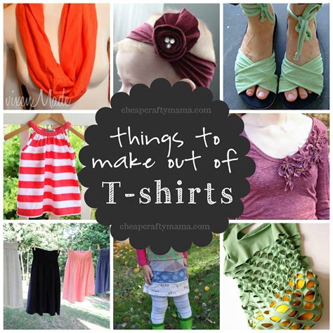 Lots Of Cool Things To Make Out Of T Shirts Share Todays Craft And