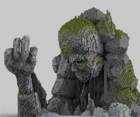 Minecraft Stone Statue Man Minecraft Schematic Store