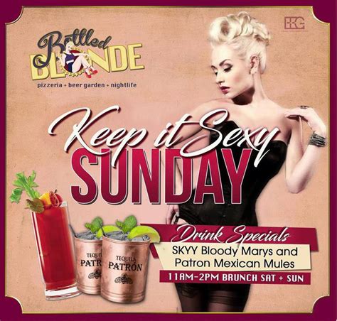 keep it sexy sundays at bottled blonde sunday apr 4 2021 discotech