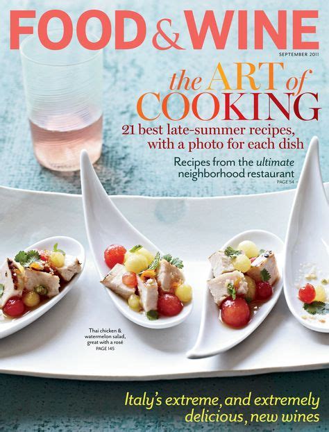 Subscribe and get your first 30 days free. FOOD & WINE® Magazine Subscription: Indulge in decadent ...