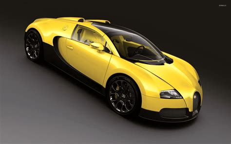 Yellow Bugatti Veyron Top View Wallpaper Car Wallpapers 54518