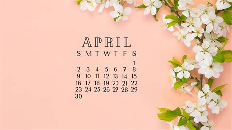 Free April 2023 Desktop Calendar Backgrounds Easy Download