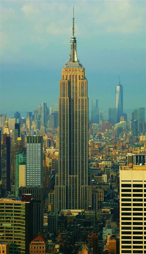 Usa New York City Empire State Building Hd Wallpaper Wallpapers Style
