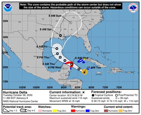 Hurricane Delta Strengthens To Extremely Dangerous Category 4 Storm