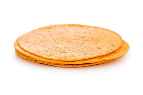 Mexican Corn Tortillas Isolated On White Background Stock Image Image