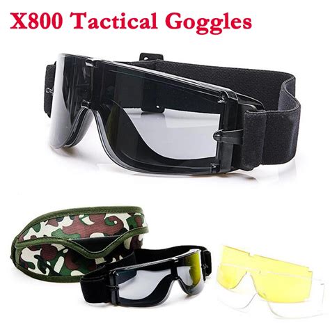 Buy Military Airsoft X800 Sunglasses Tactical Goggles Army Paintball Glasses