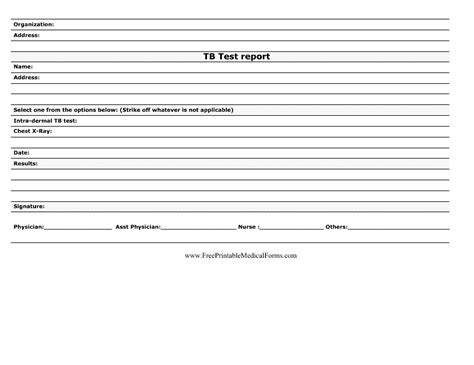 Tb Test Report Form Fill Out Sign Online And Download Pdf