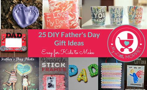 You can create a father's day gift that is completely unique and unlike anything anyone else would even consider. 25 Easy DIY Father's Day Gift Ideas