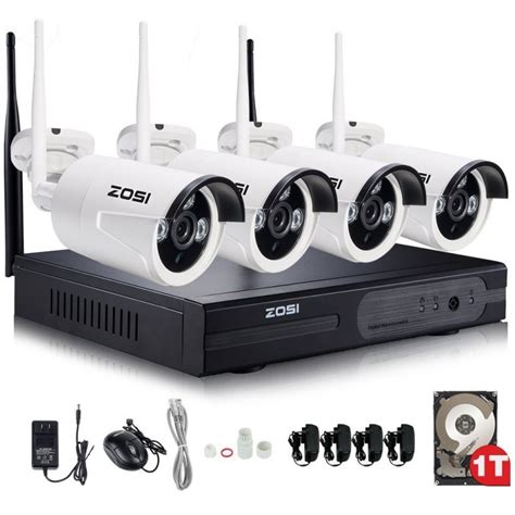 Zosi 960p720p Hdmi Nvr 4pcs 13 Mp Ir Outdoorcamera Security System