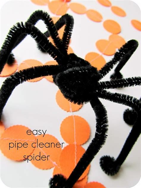Homemade By Jill Kid Craft Easy Pipe Cleaner Spiders