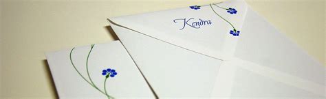 Custom Envelopes Invitation Basket