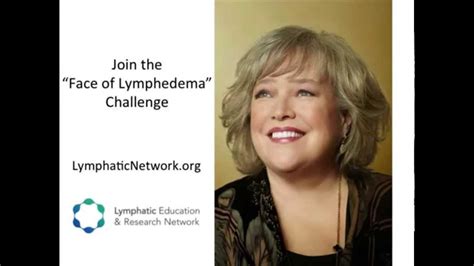 Leandrn Spokesperson Kathy Bates Fights For Lymphedema Research