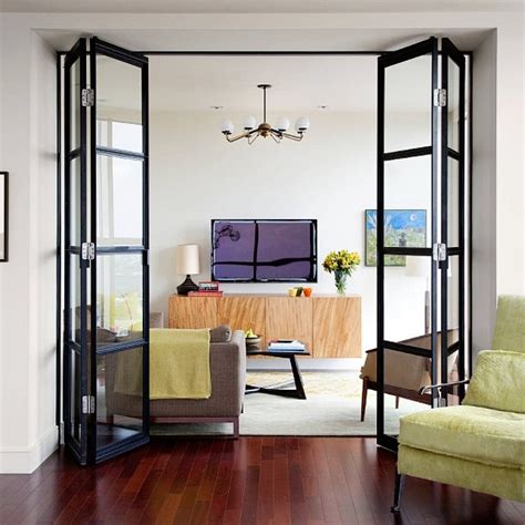 Wood Bifold Doors With Glass Glass Door Ideas
