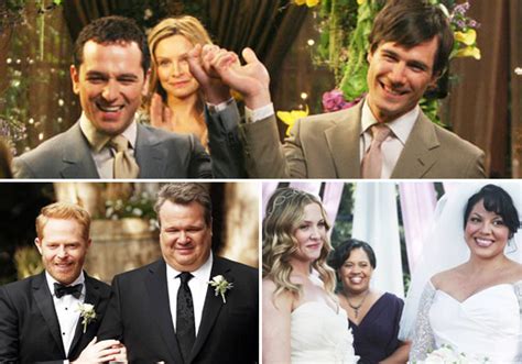 Photos Gay Marriage On Tv — Best Weddings From ‘greys ‘fosters