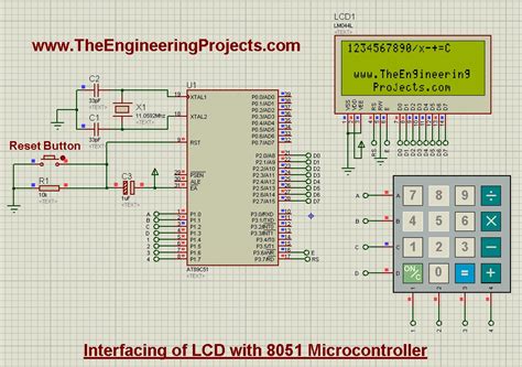 Interfacing Of Keypad With 8051 Microcontroller In Proteus The