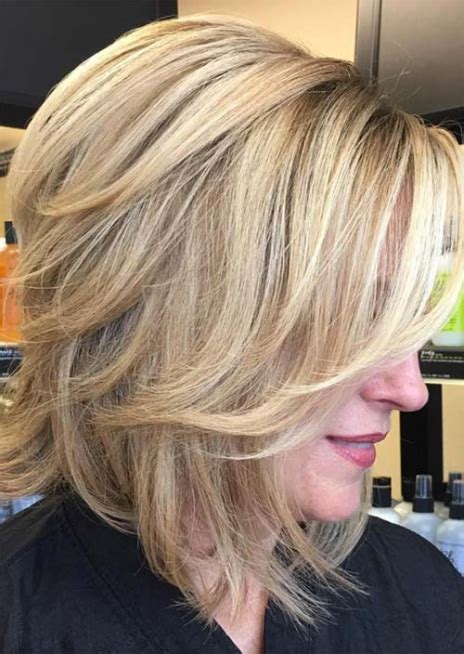 A haircut that can make your hair look more classy and voluminous. 14 latest Youthful Hairstyles For Over 50 Women 2020 | Blonde hair over 50, Hair styles ...