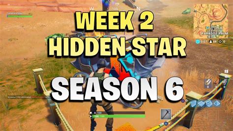 Week 2 Hidden Star Fortnite Season 6 Secret Banner Youtube