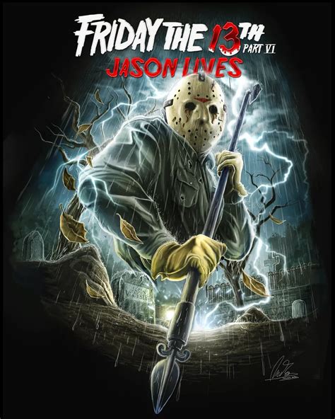 Friday The 13th Part Vi Jason Lives 1986 1080x1351 By Mariano Mattos Movieposterporn