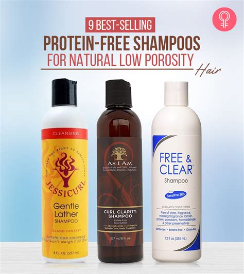 9 Best Protein Free Shampoos For Natural Low Porosity Hair