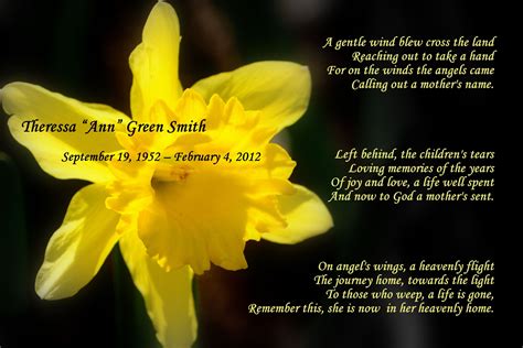 This Is Daffodil Photo That I Took In 2010 With A Poem Read At My