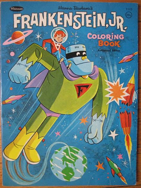 Todos Os Tamanhos 1960s Frankenstein Jr Coloring Book Flickr