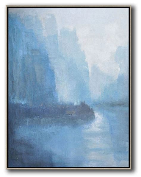 Oversized Abstract Landscape Paintinghand Painted