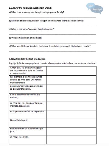 French Gcse Reading Workbook Kate Languages