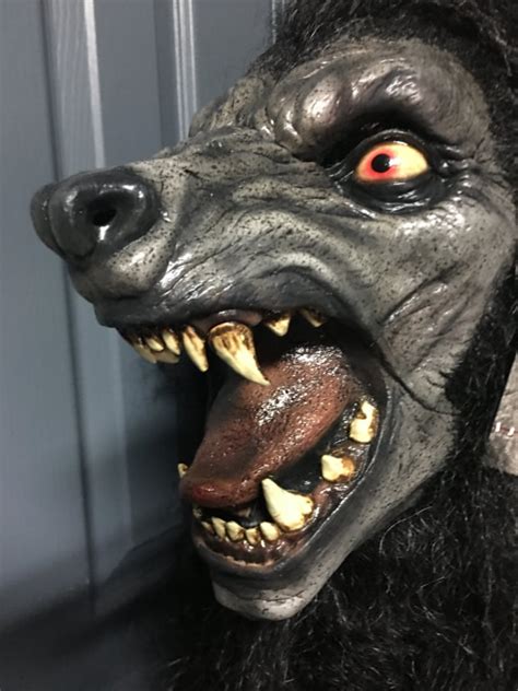 Black Bad Moon Werewolf Mask