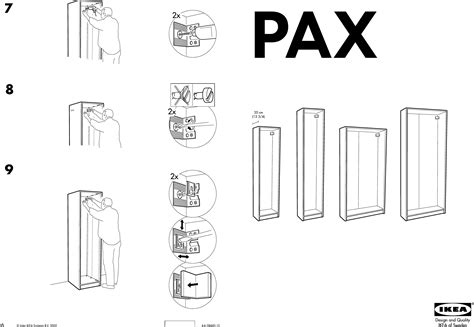 Przejrzyj i pobierz plik pdf, znajdź odpowiedzi na najczęściej zadawane pytania i przeczytaj opinie użytkowników. Ikea Pax Wardrobe Frame 39X14X79 Assembly Instruction