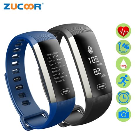 ZUCOOR Pulsera Inteligente Tonometer Monitor RB Dispositivos Wearable Fitness Tracker Banda