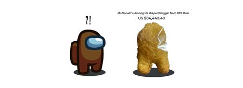 Among Us Shaped Chicken Nugget Sold For 100k On Ebay